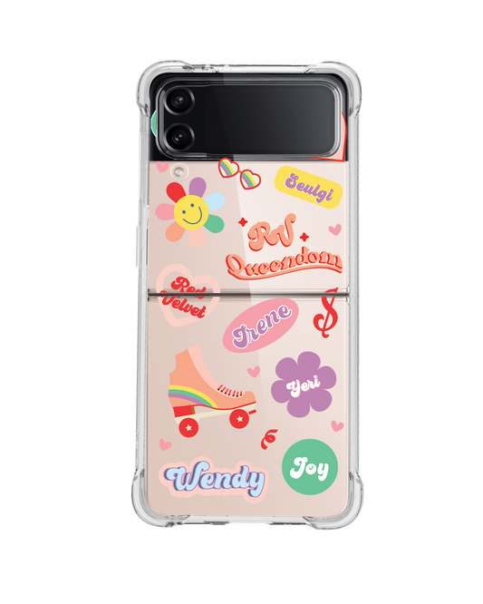 Android Flip / Fold Rearguard Hybrid - Red Velvet Sticker Pack