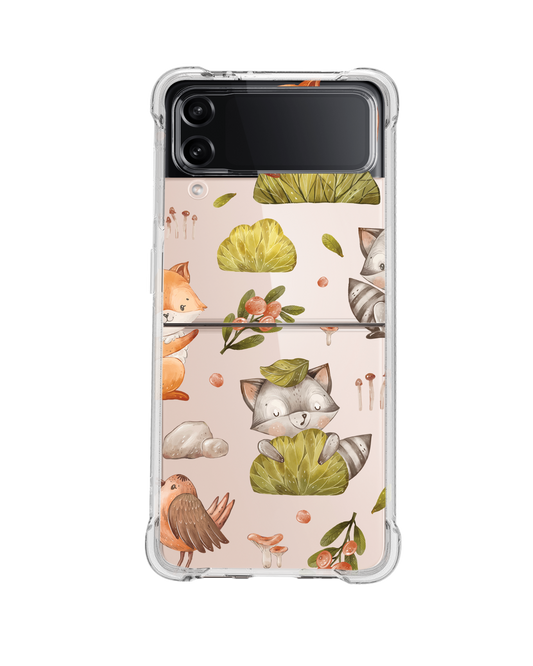 Android Flip / Fold Rearguard Hybrid - Racoon and Friends