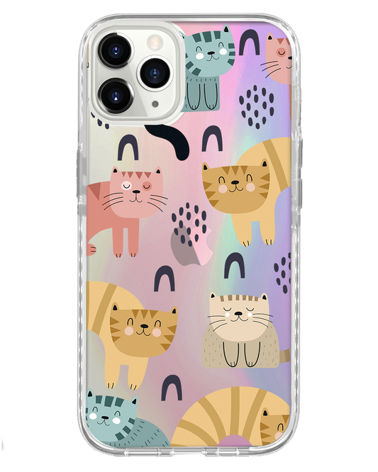 เคส iPhone Rearguard Holo - Rainbow Meow 1.0