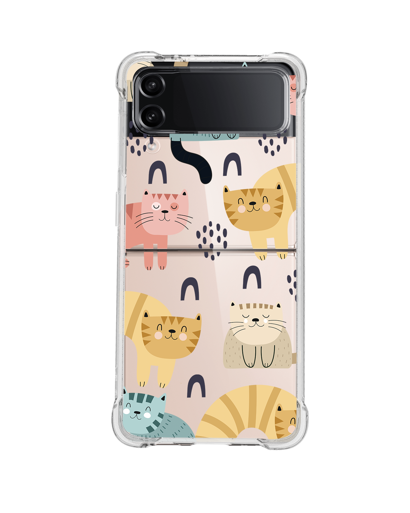 Android Flip / Fold Rearguard Hybrid - Rainbow Meow 1.0