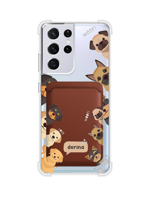 Android Magnetic Wallet Case - Ruff Family 1.0