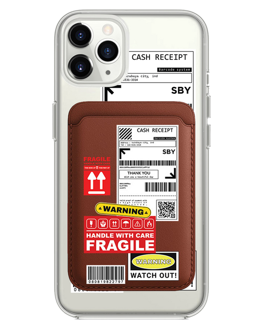 iPhone Magnetic Wallet Case - Shipping Label