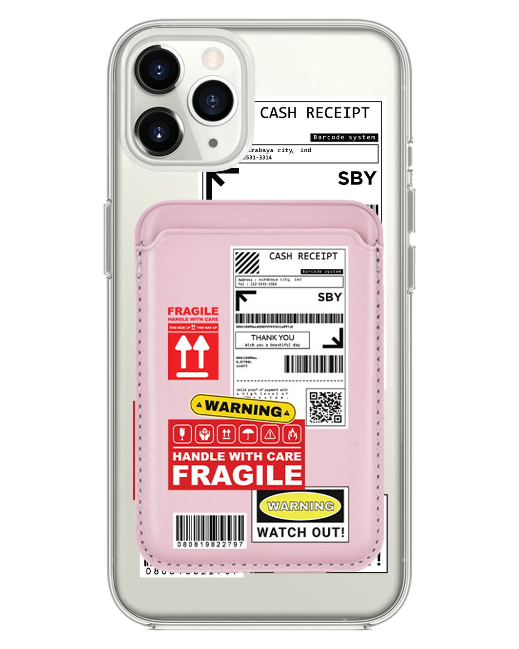iPhone Magnetic Wallet Case - Shipping Label