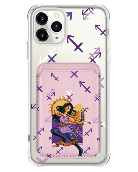 iPhone Magnetic Wallet Case - Sagitarius
