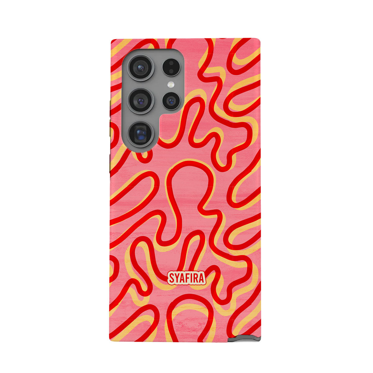 Android Rearguard Defender - Red Waves