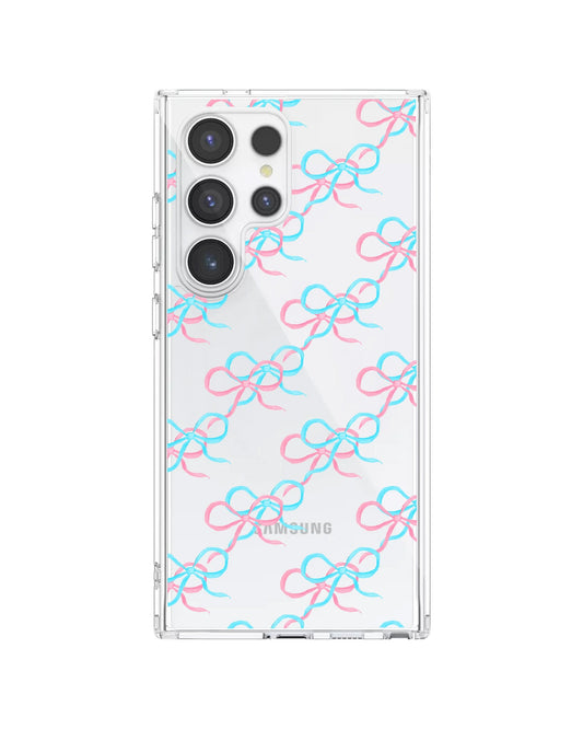 Android Rearguard Hybrid - Coquette Pink & Blue Bow