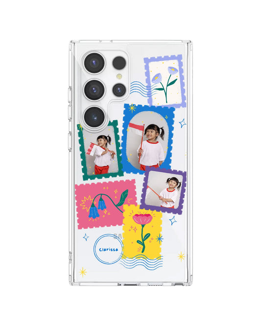 Android Rearguard Hybrid - Face Grid Floral Stamps