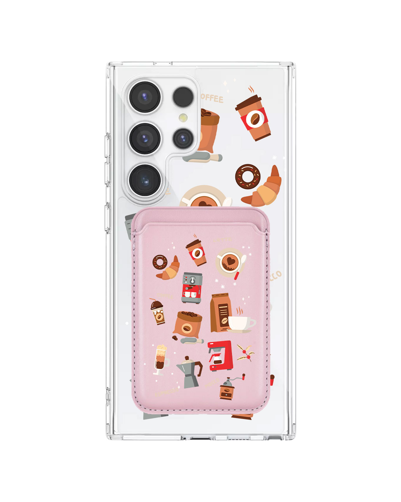 Android Magnetic Wallet Case - Barista