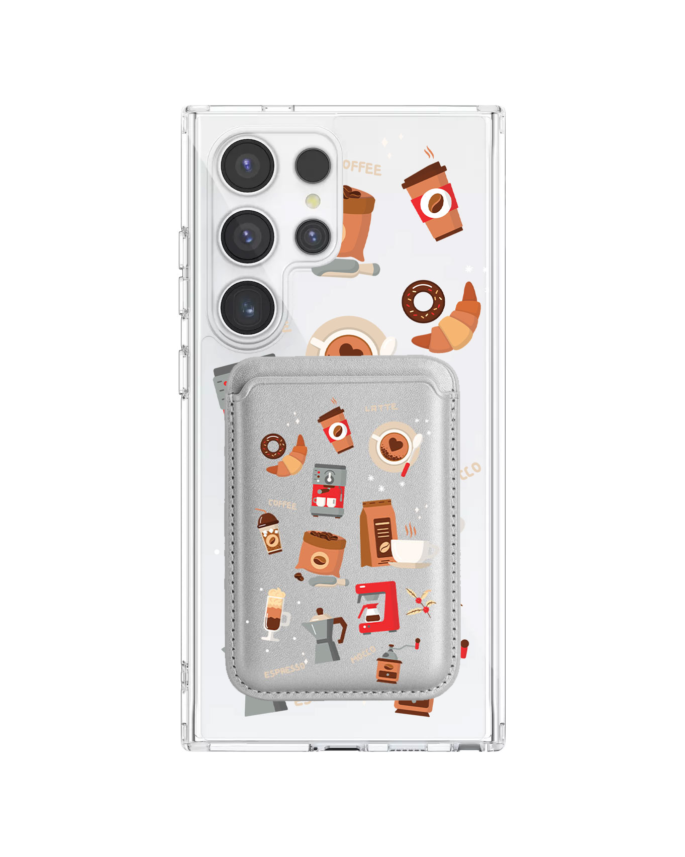 Android Magnetic Wallet Case - Barista