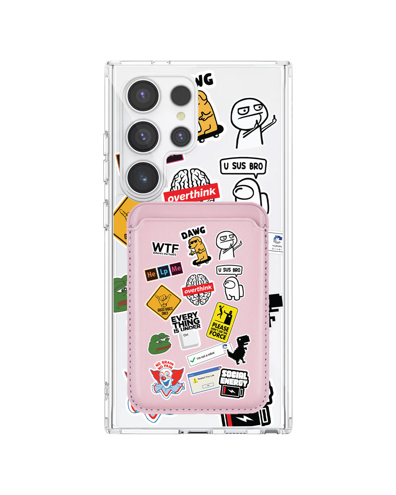 Android Magnetic Wallet Case - Brand Parody 2.0