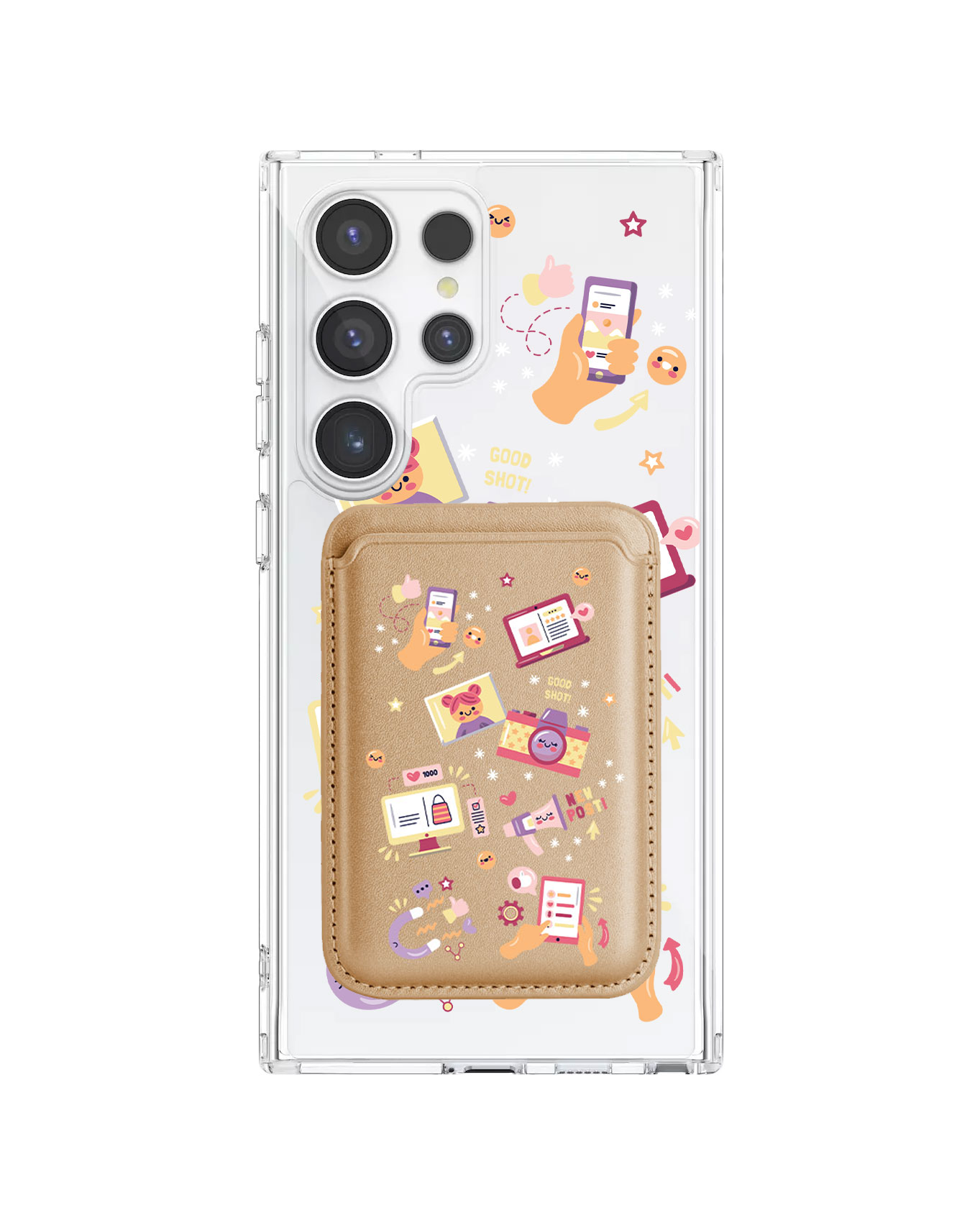Android Magnetic Wallet Case - Content Creator