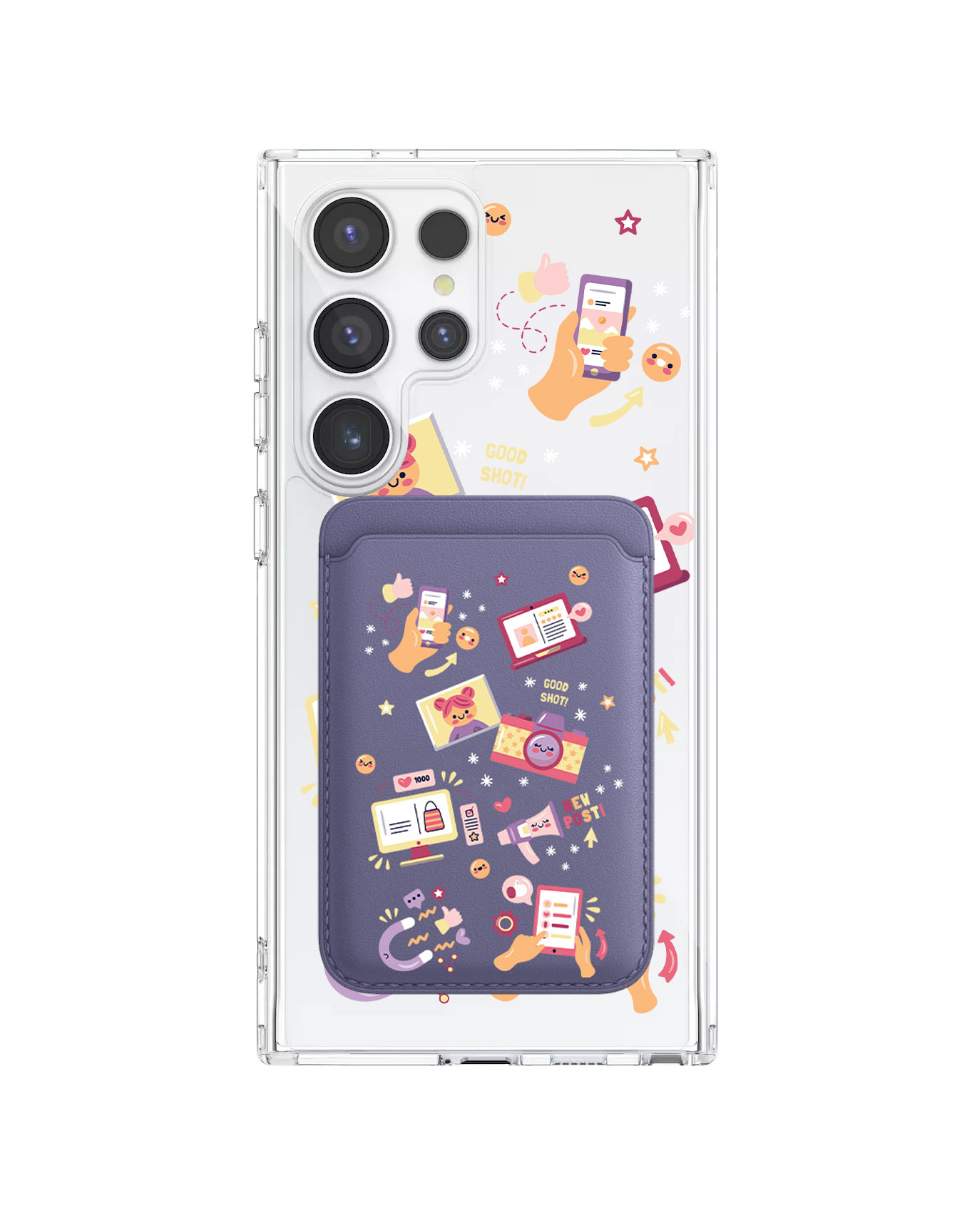 Android Magnetic Wallet Case - Content Creator