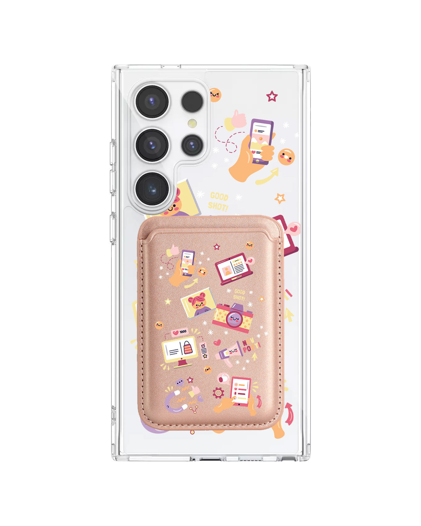 Android Magnetic Wallet Case - Content Creator