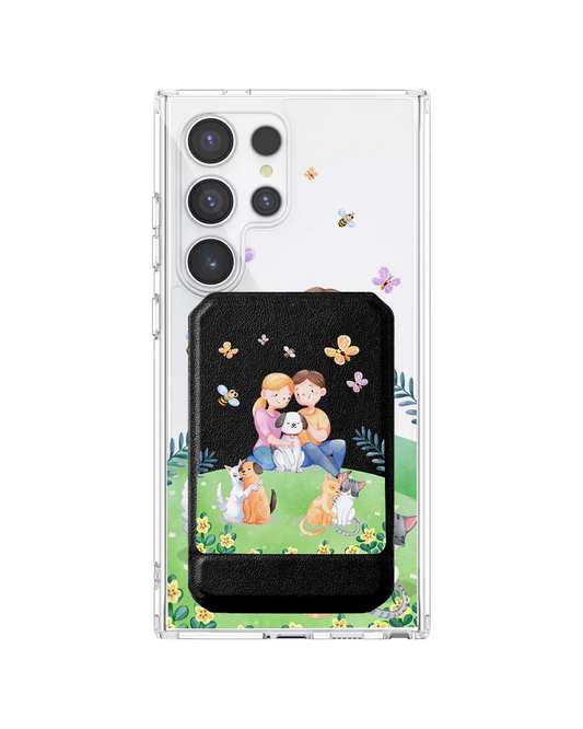 Android Magnetic Multifold Wallet - Adorable Animals