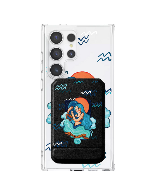Android Magnetic Multifold Wallet - Aquarius