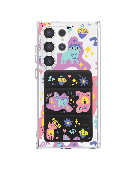 เคสกระเป๋าสตางค์พับสามทบแบบแม่เหล็กสำหรับ Android - Pio &amp; Friends