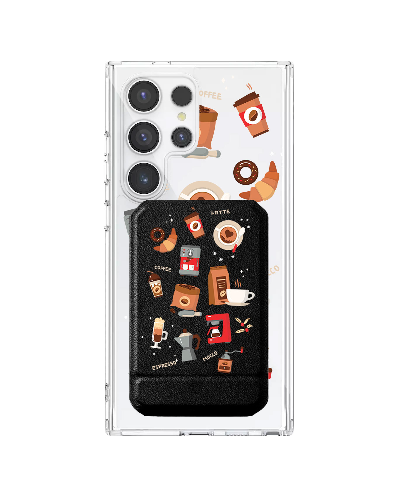 Android Magnetic Multifold Wallet - Barista