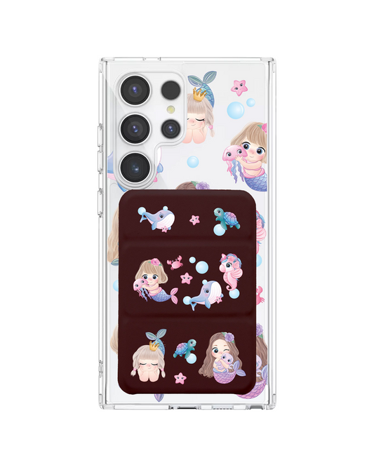 เคสกระเป๋าสตางค์พับสามทบแบบแม่เหล็กสำหรับ Android - Little Mermaid