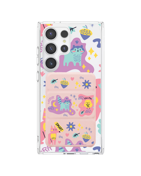 เคสกระเป๋าสตางค์พับสามทบแบบแม่เหล็กสำหรับ Android - Pio &amp; Friends