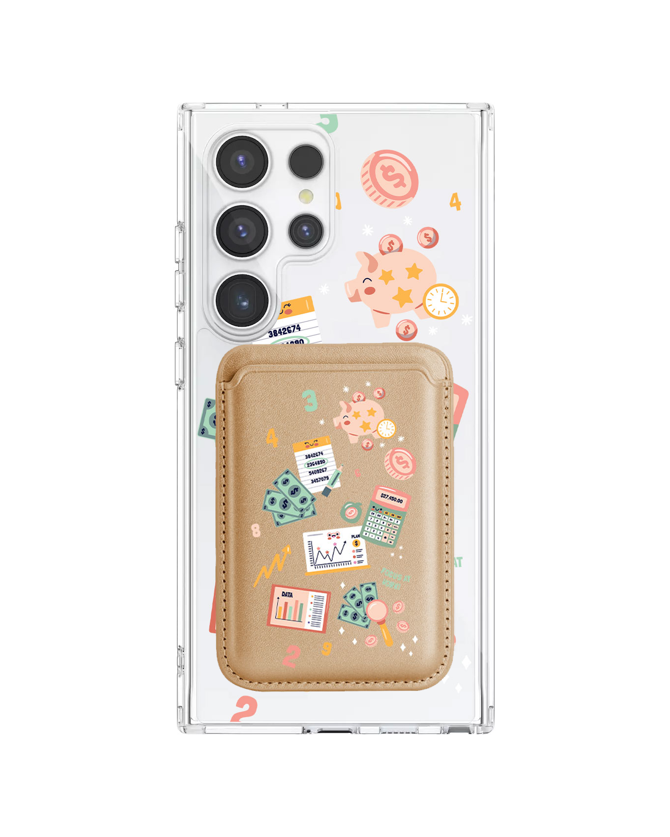 Android Magnetic Wallet Case - Finance