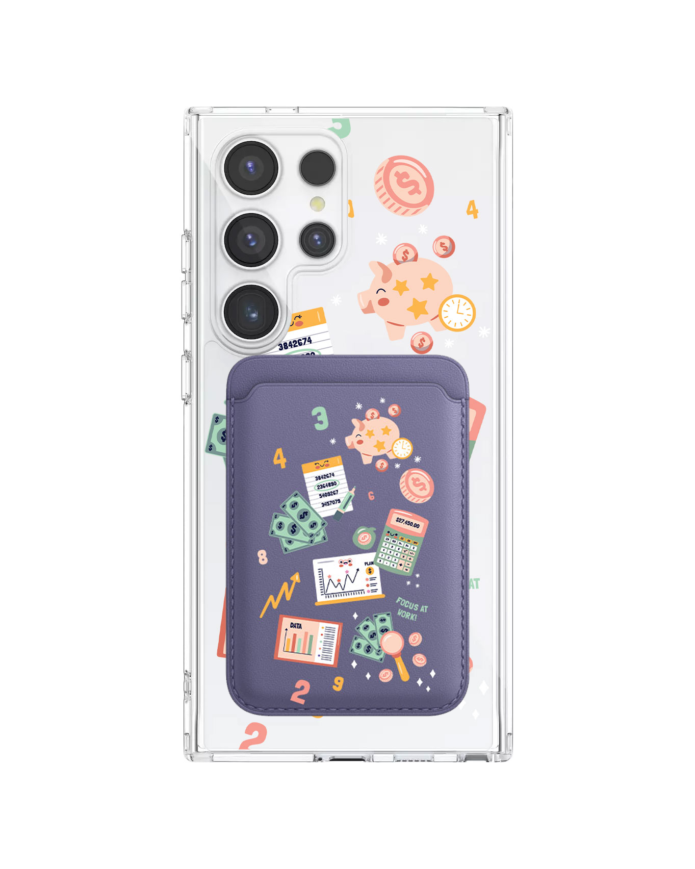 Android Magnetic Wallet Case - Finance