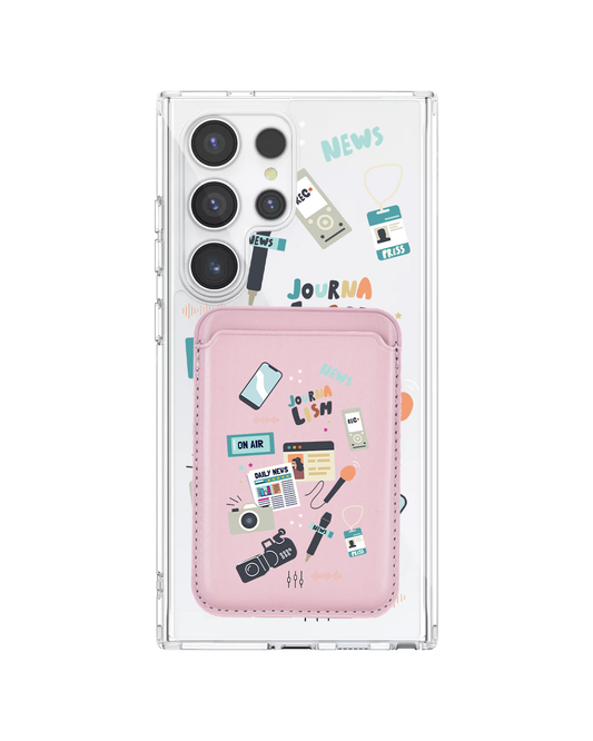 Android Magnetic Wallet Case - Journalism