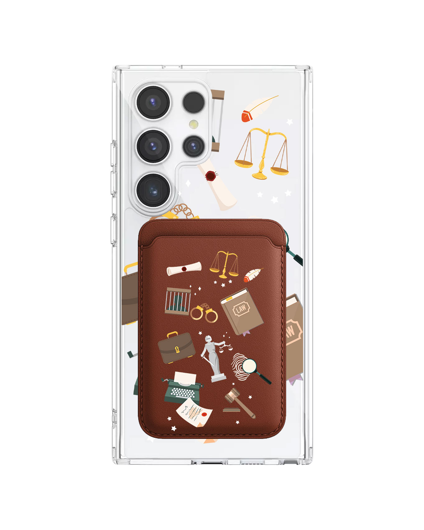 Android Magnetic Wallet Case - Lawyer