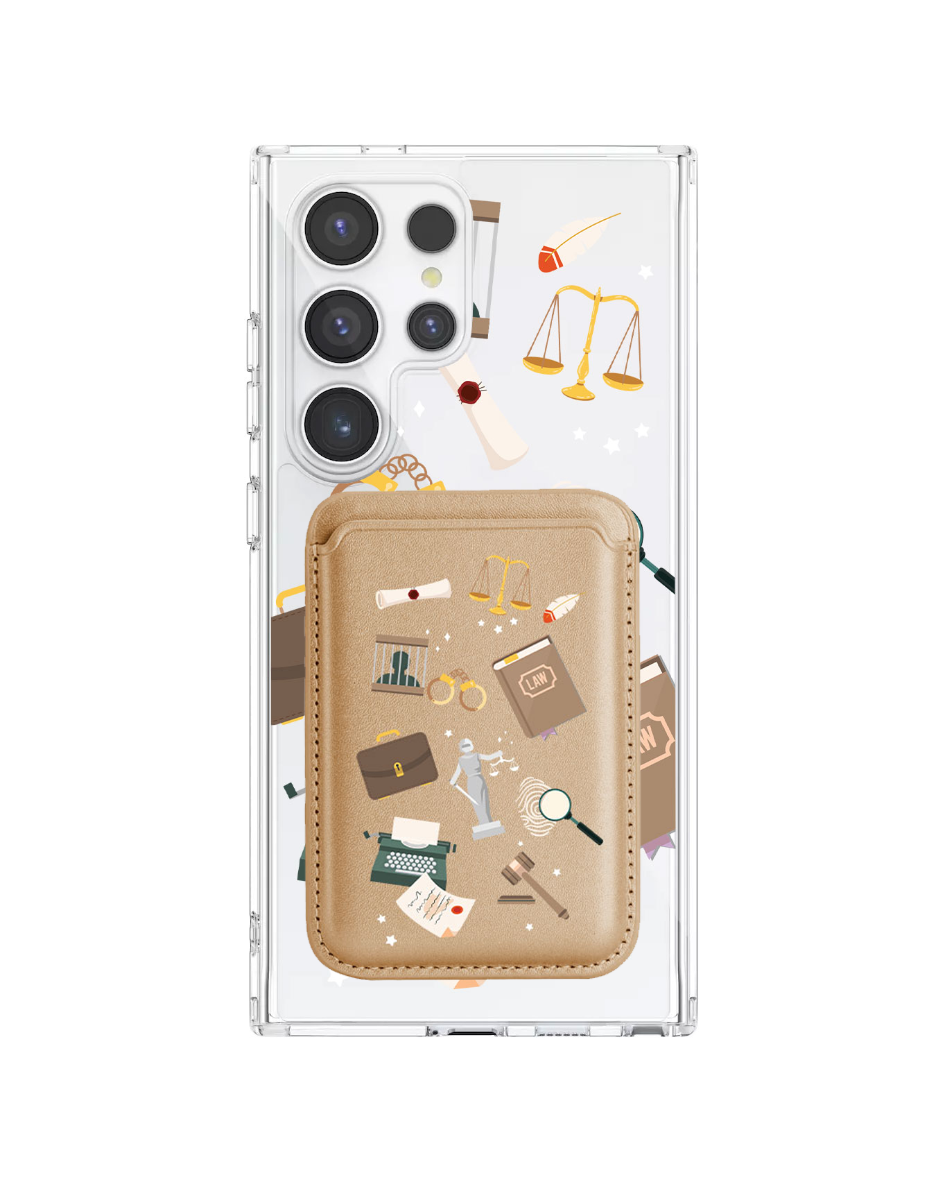 Android Magnetic Wallet Case - Lawyer