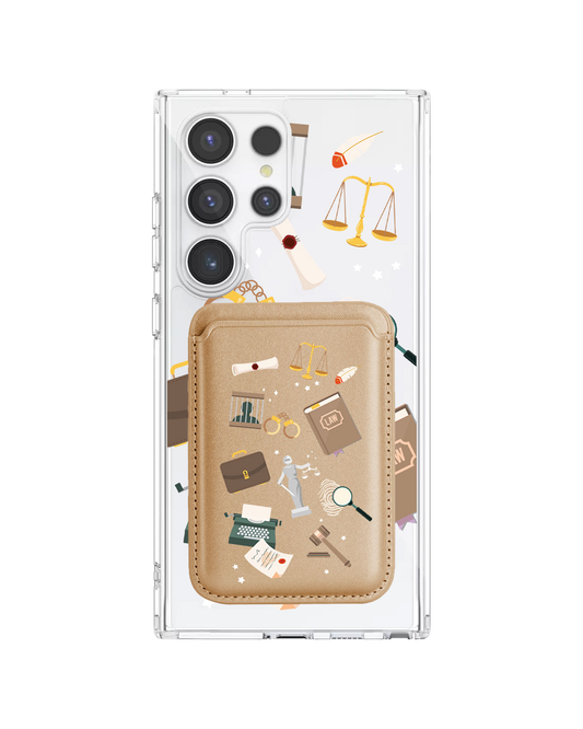 Android Magnetic Wallet Case - Lawyer