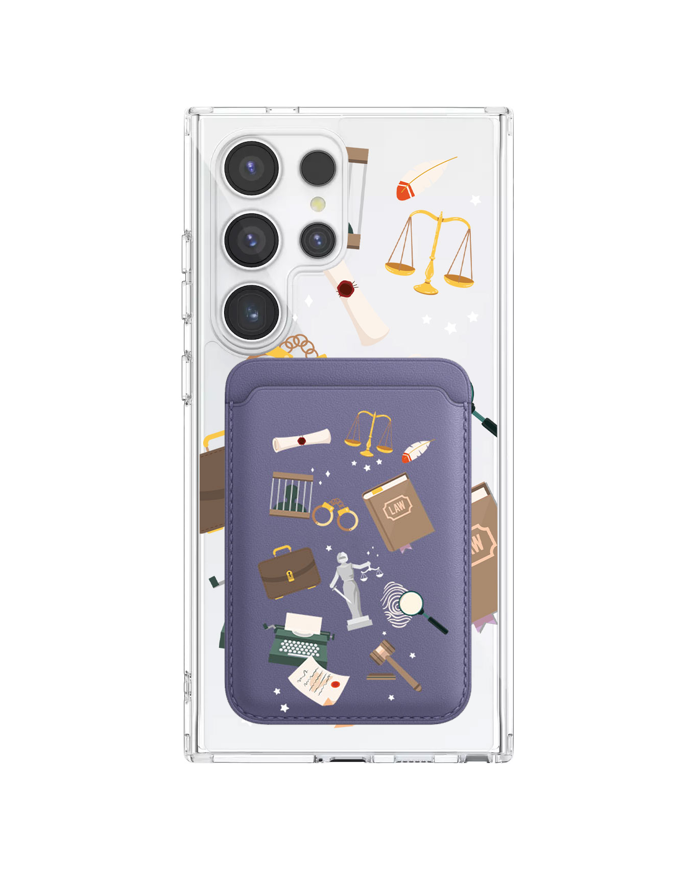 Android Magnetic Wallet Case - Lawyer