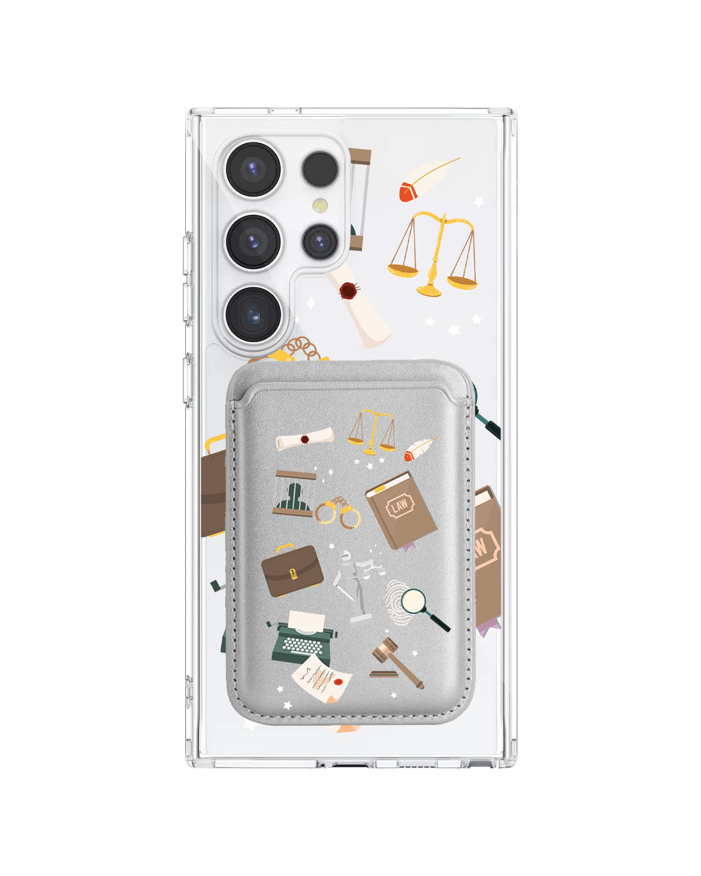 Android Magnetic Wallet Case - Lawyer