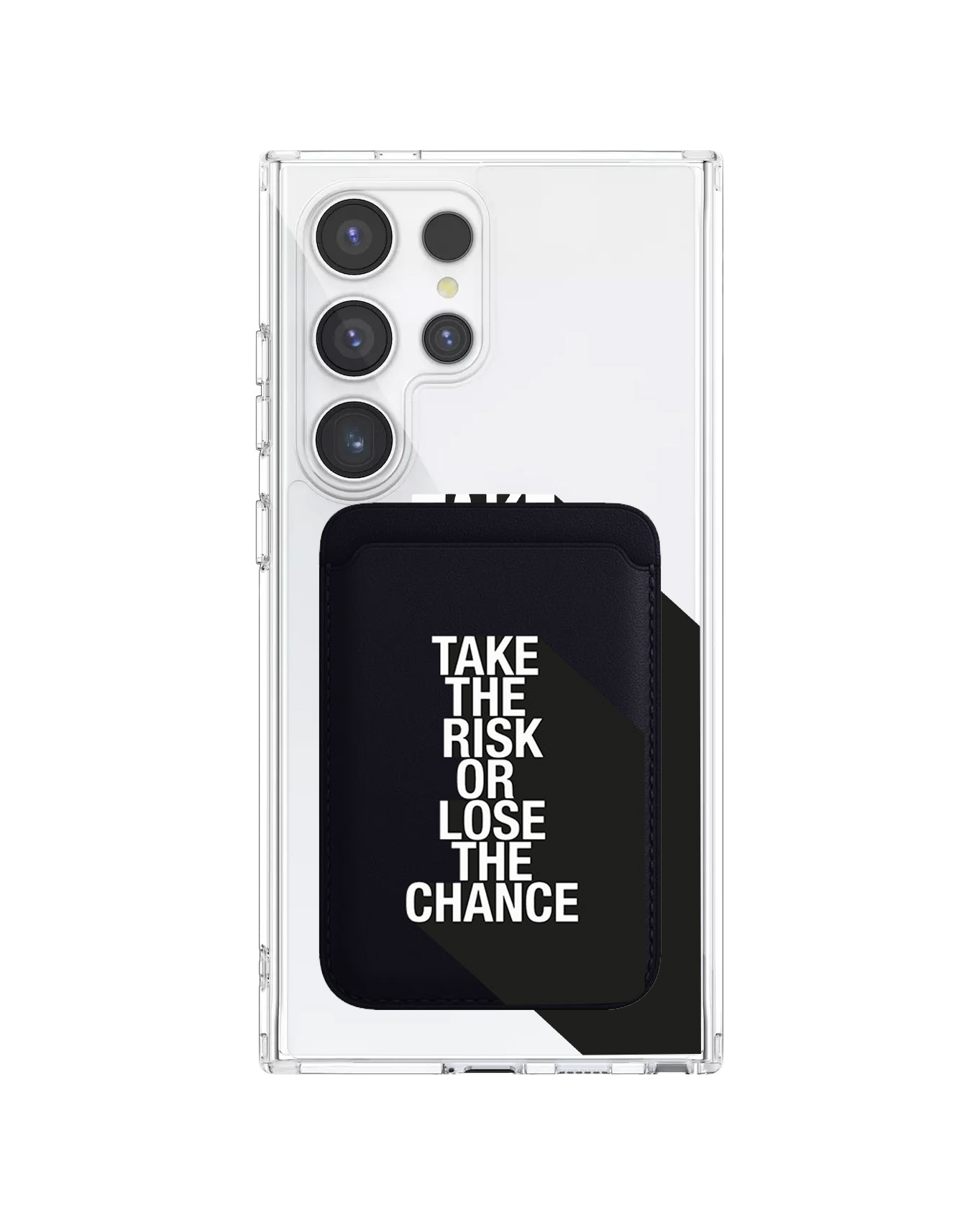 Android Magnetic Wallet Case - Take the Risk