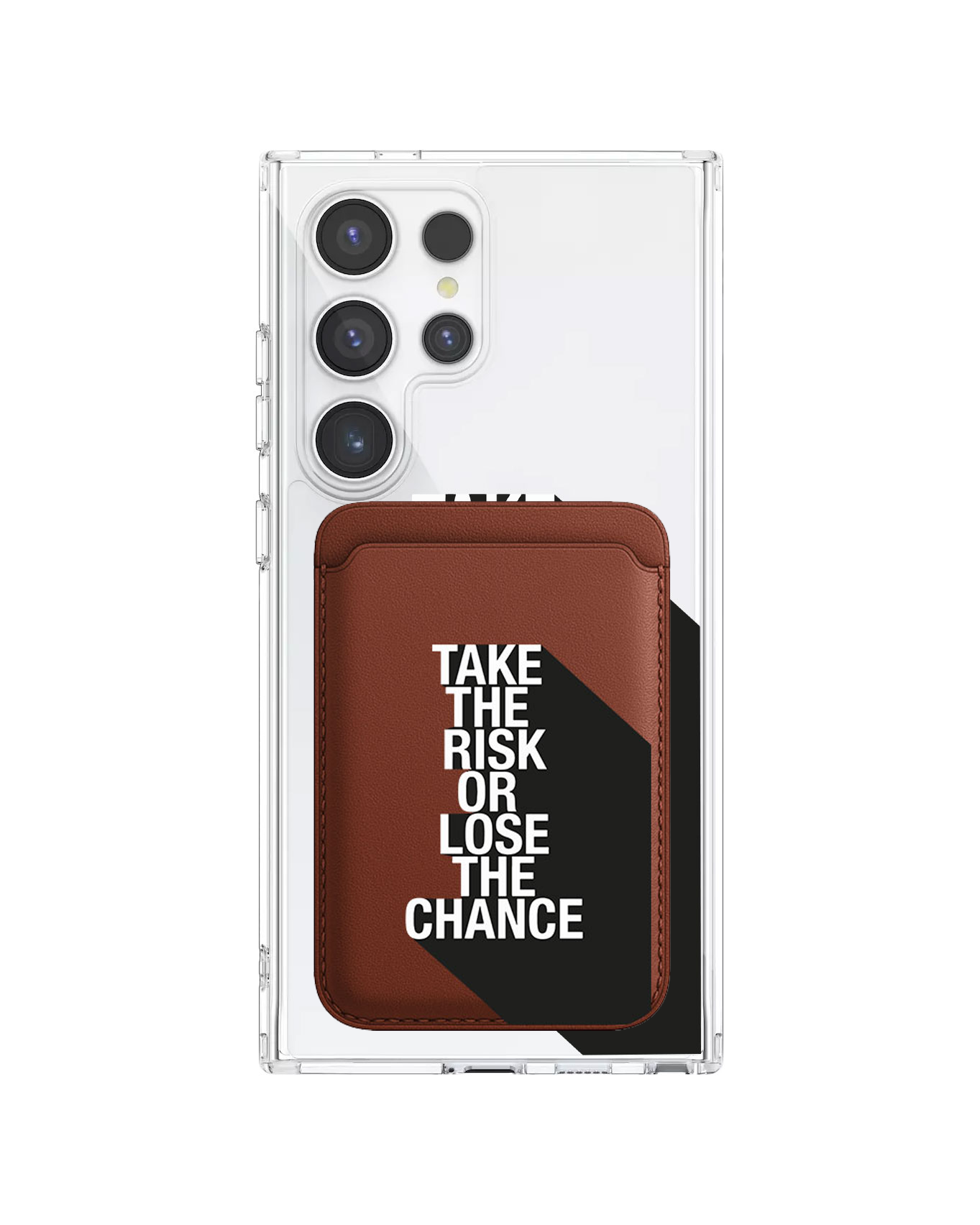 Android Magnetic Wallet Case - Take the Risk