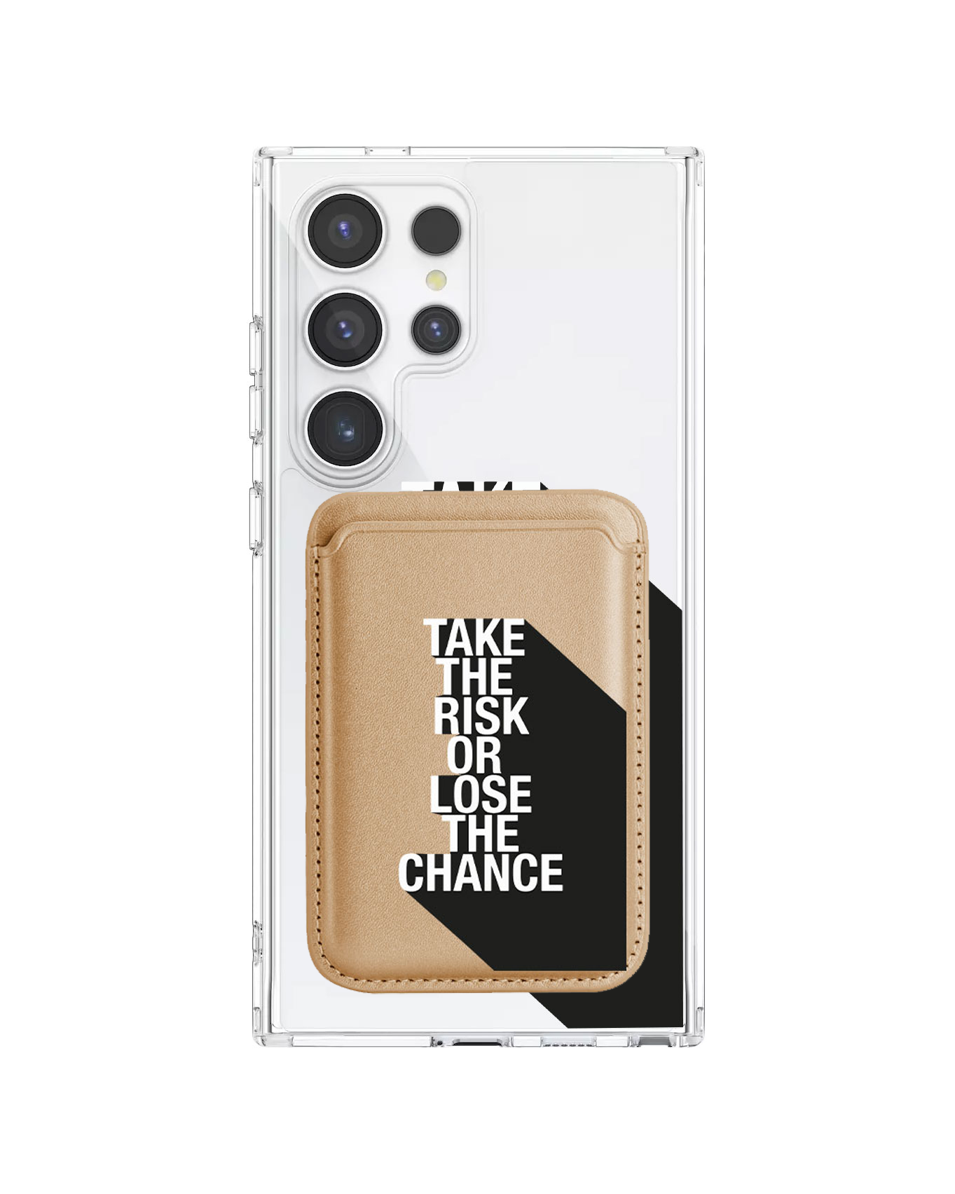 Android Magnetic Wallet Case - Take the Risk