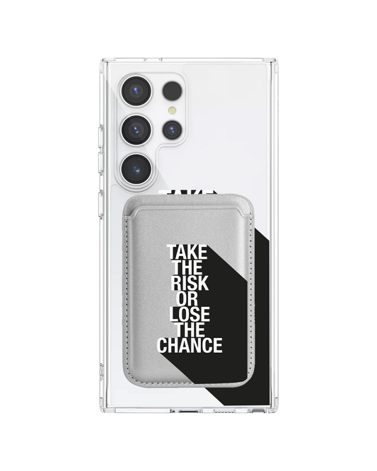 Android Magnetic Wallet Case - Take the Risk