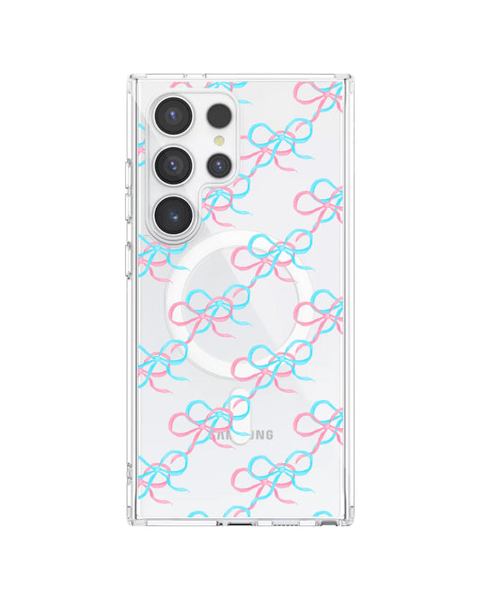 Android Rearguard Hybrid - Coquette Pink & Blue Bow