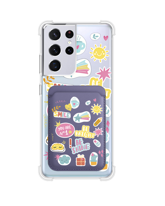 Android Magnetic Wallet Case - Self Love Sticker Pack 3.0