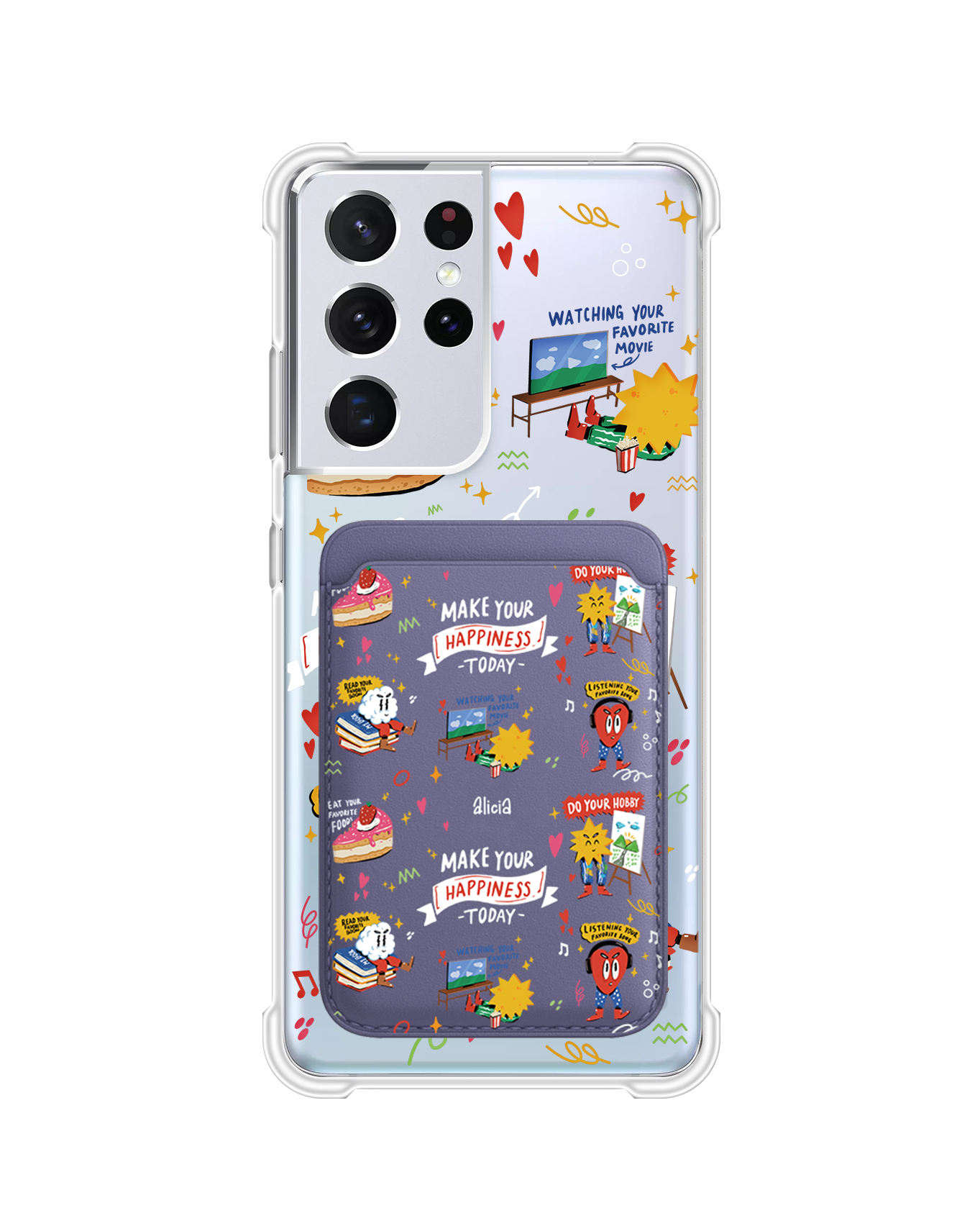 Android Magnetic Wallet Case - Selfless Love 1.0