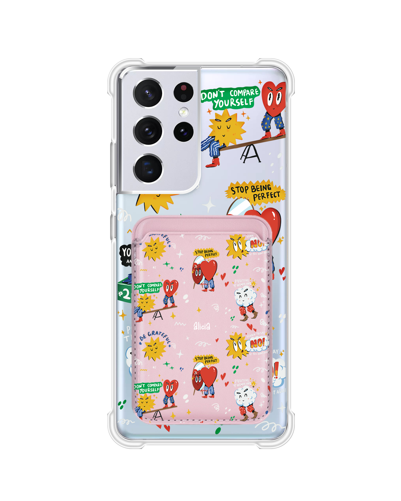 Android Magnetic Wallet Case - Selfless Love 2.0