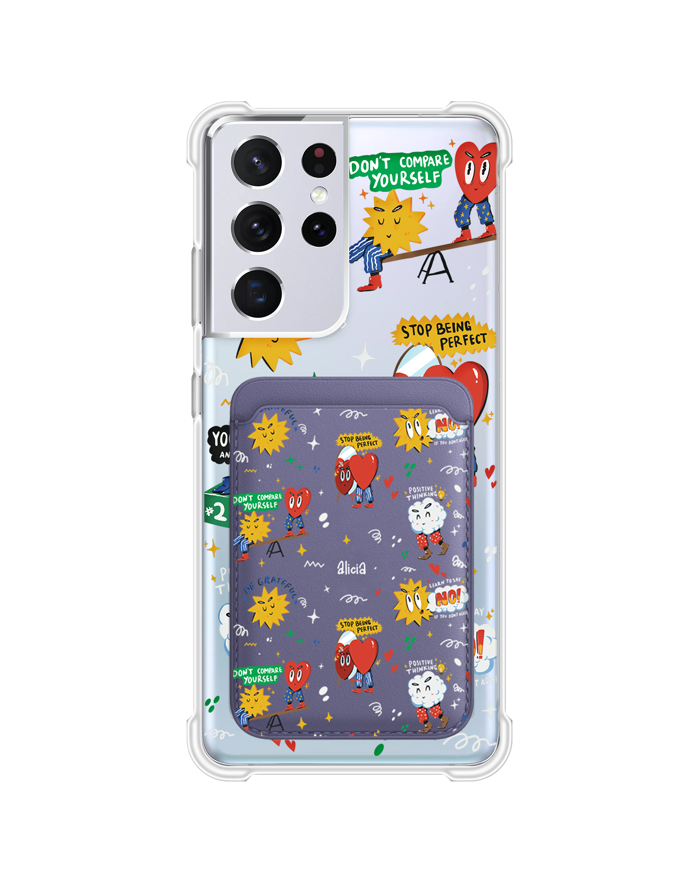 Android Magnetic Wallet Case - Selfless Love 2.0