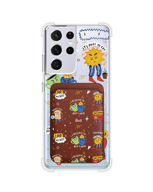 Android Magnetic Wallet Case - Selfless Love 3.0