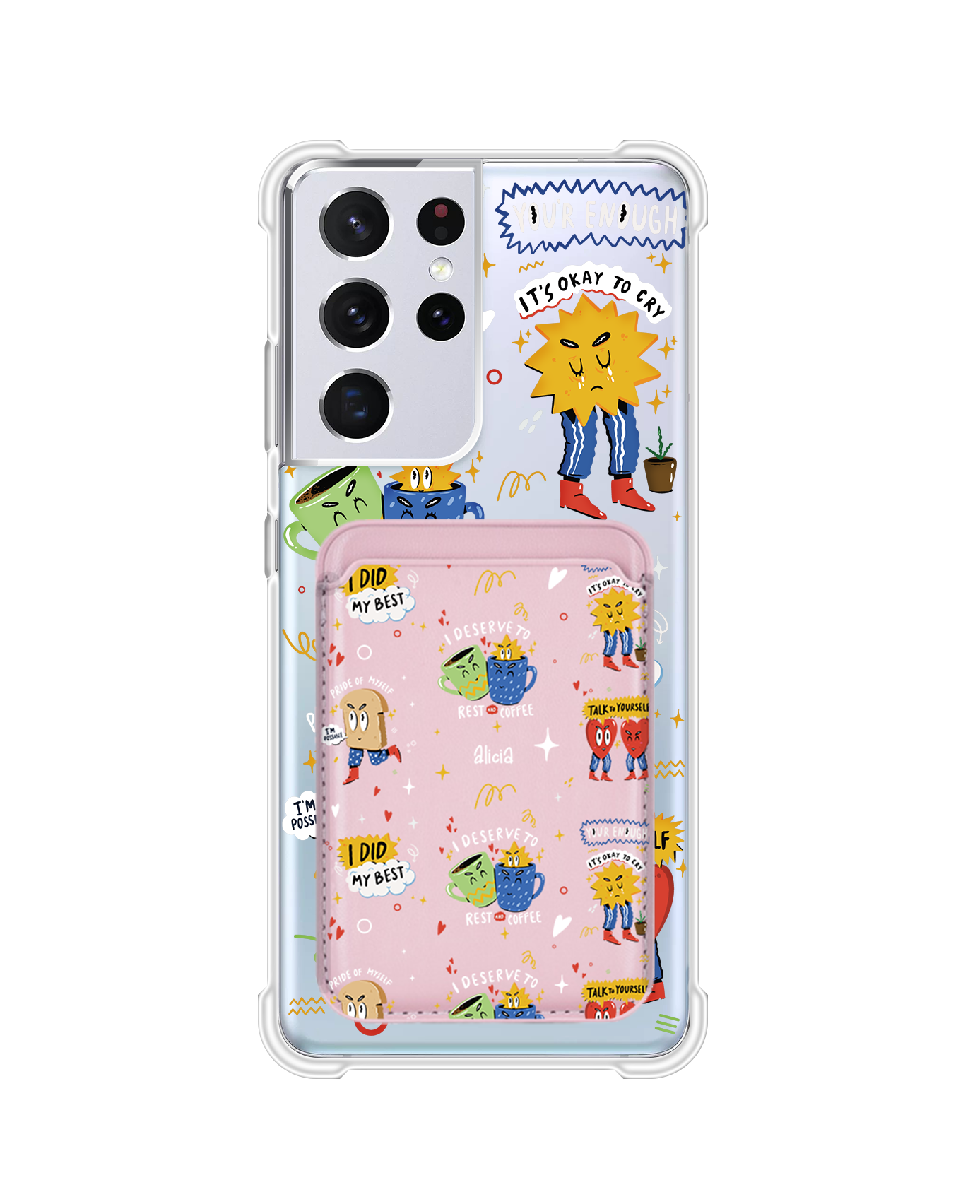 Android Magnetic Wallet Case - Selfless Love 3.0