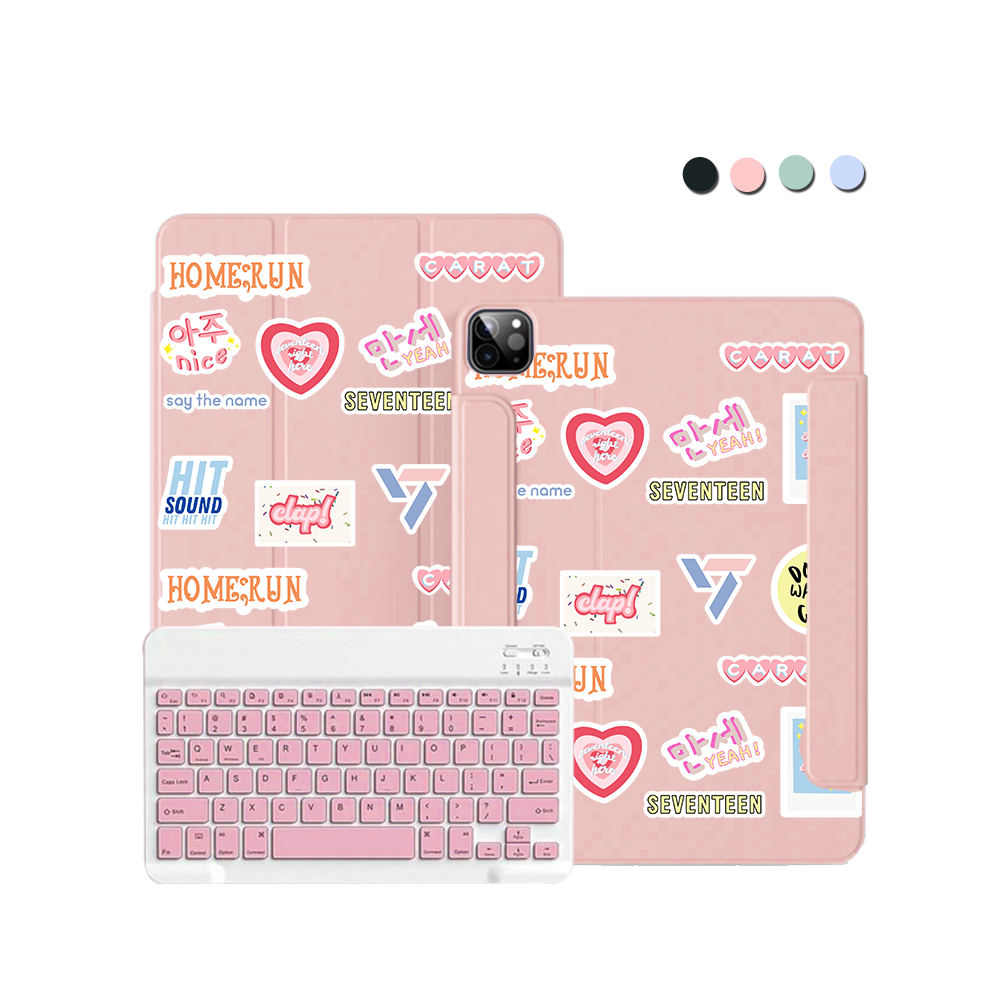 สติ๊กเกอร์ปกคีย์บอร์ดไร้สายสำหรับ iPad / Android Tab - Seventeen