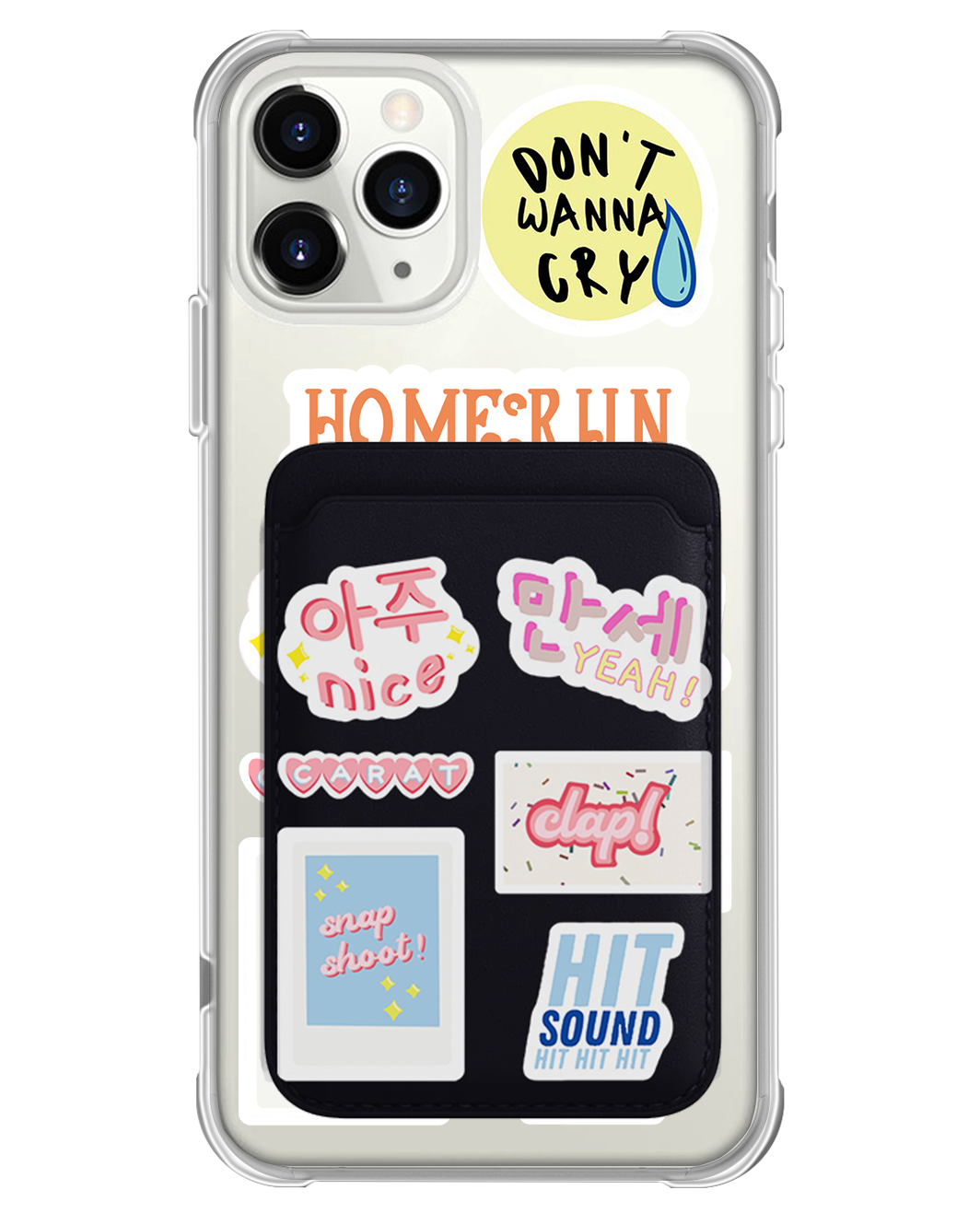 iPhone Magnetic Wallet Case - Seventeen Sticker Pack