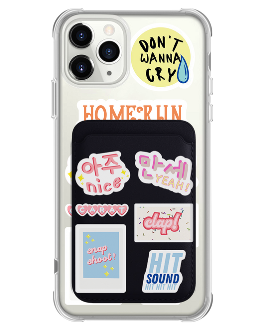 iPhone Magnetic Wallet Case - Seventeen Sticker Pack
