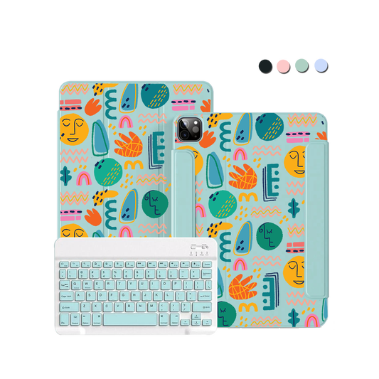 ฝาพับคีย์บอร์ดไร้สายสำหรับ iPad / Android - Silent Art