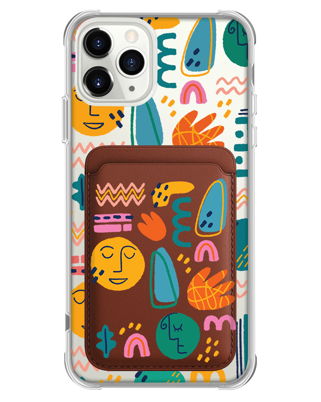 iPhone Magnetic Wallet Case - Silent Art
