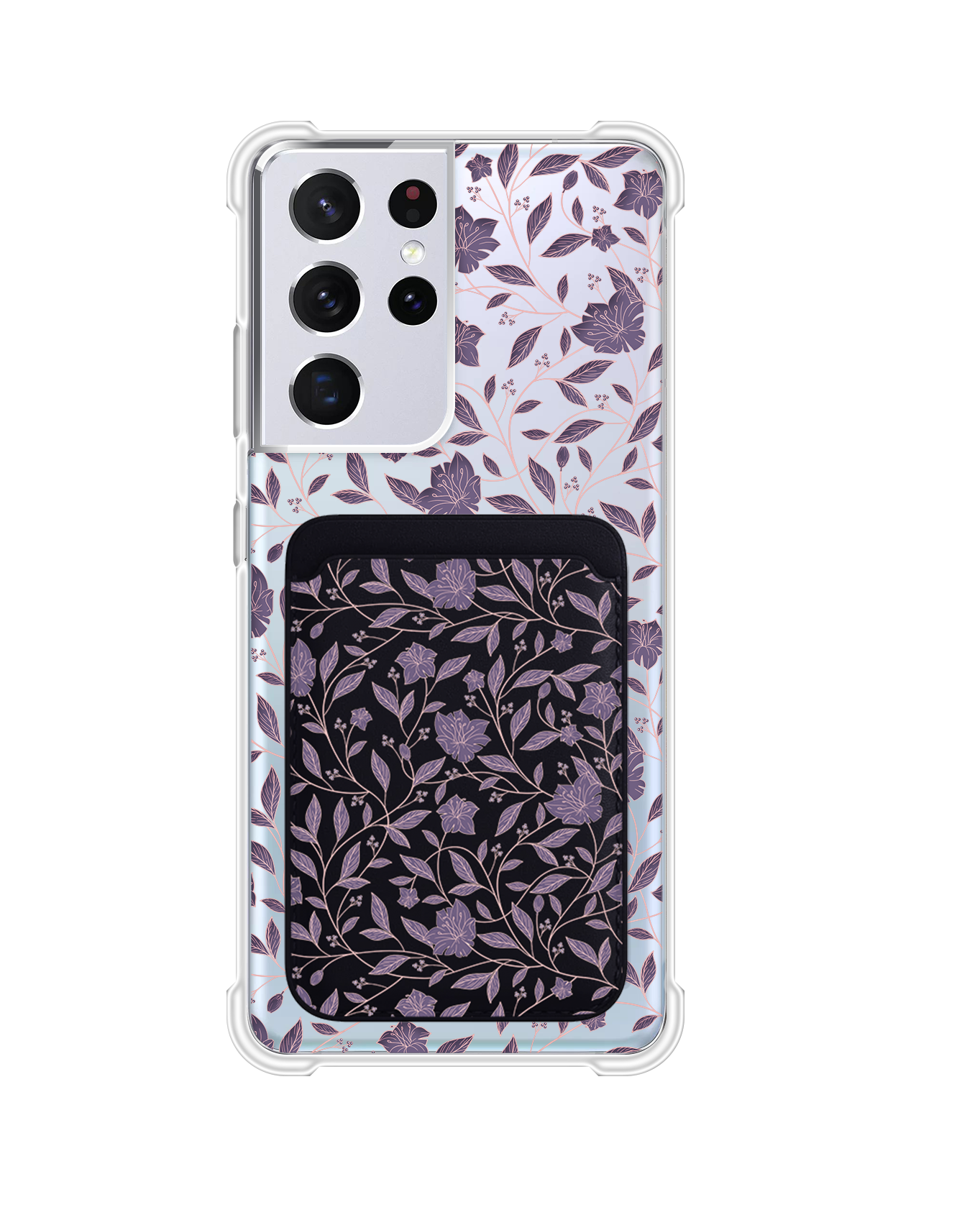 เคสกระเป๋าสตางค์แม่เหล็กสำหรับ Android - Sketchy Flower 4.0