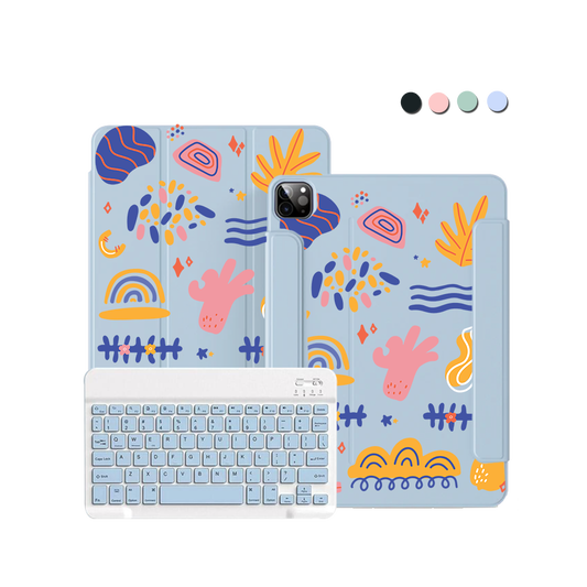 ฝาพับคีย์บอร์ดไร้สายสำหรับ iPad / Android Tab - ฤดูใบไม้ผลิมาถึงแล้ว