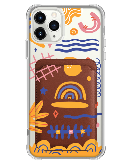 iPhone Magnetic Wallet Case - Spring Has Come